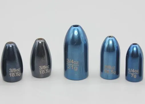 Sinker memancing aloi tungsten gred tentera: Rintangan kakisan yang unggul dan jangka hayat 10 tahun berbanding dengan sinkers plumbum